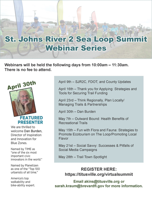 St. Johns River 3 Sea Loop Summit Webinar Series