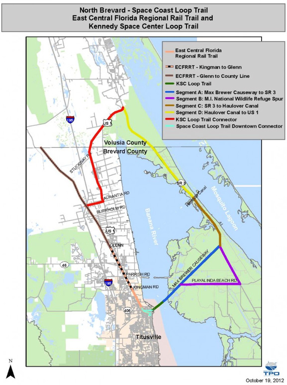 North Brevard Bike/Walk Trails - 10/2017 North Brevard Bike/Walk Trails - 10/2017